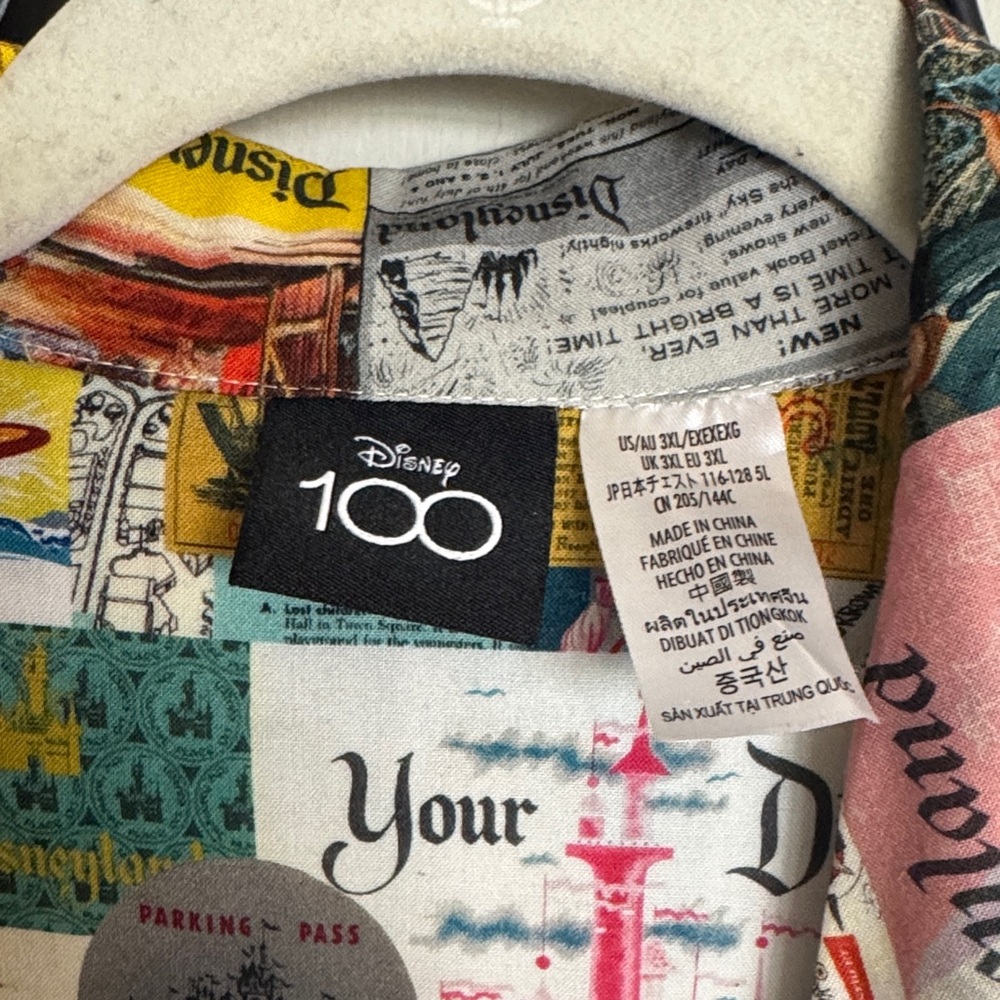 Disney 100 button up - Picture 3 of 6